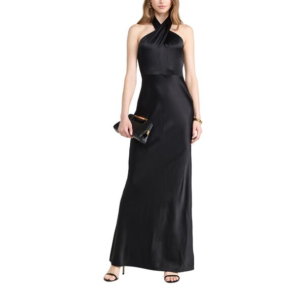 Veronica Beard 'Alberta' Black Silk Dress Size 12 - Picture 1 of 4